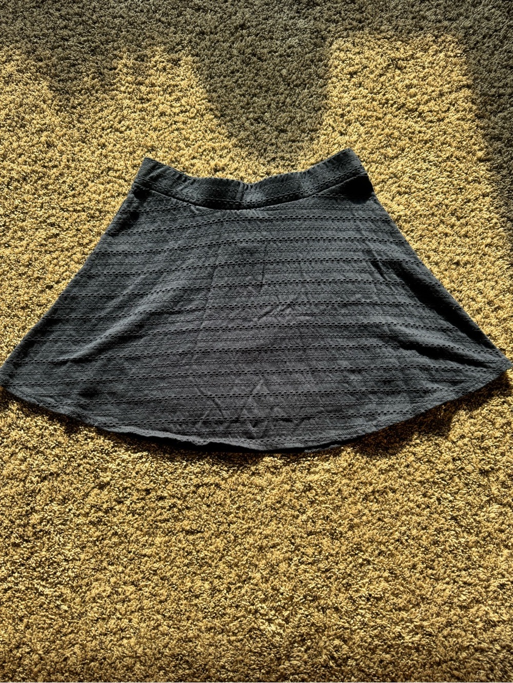 Women's Navy Blue Circle Skirt - Flared Casual Skater